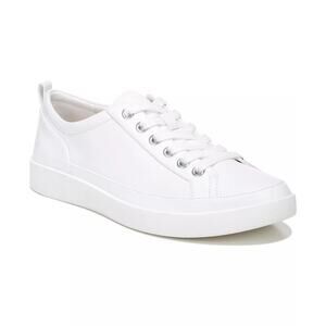 Vionic Winnie White Leather Casual Comfort Sneakers Shoes Women's Size 6 Wide
